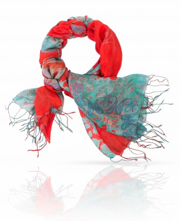 Палантин Женский S20-JEWEL.FL/RED